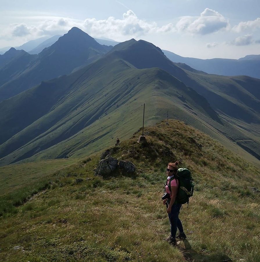 The Stara Planina ridge with the Kupena peaks behind