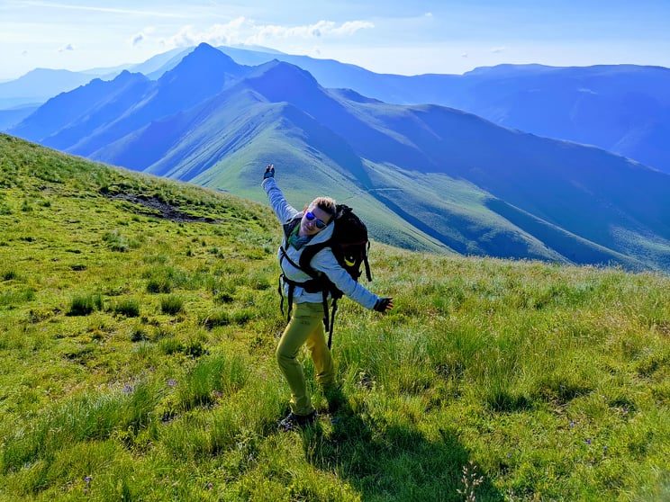 Along the main ridge of Stara Planina